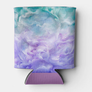 Blauer und lila Wolkenwirbel Dosenkühler