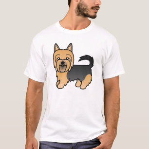 Blauer und Lohfarbener Australischer Terrier Hund T-Shirt