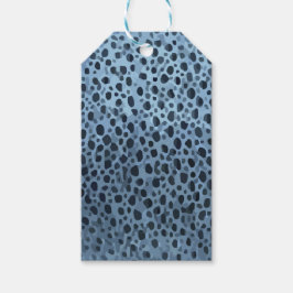 Blauer und Schwarzer Fisch Geschenkanhänger