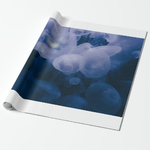 BLAUER UND WEISS GESCHENKPAPIER