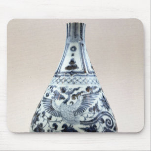 Blauer und weißer Vase, Yuan-Dynastie Mousepad