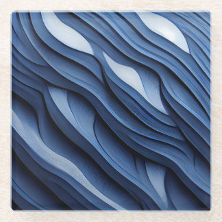 Blauer Untersetzer