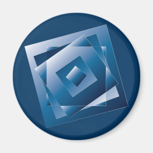 blauer Verlauf 1 Magnet