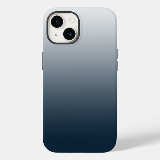 Blauer Verlauf Case-Mate iPhone 14 Hülle (Rückseite)