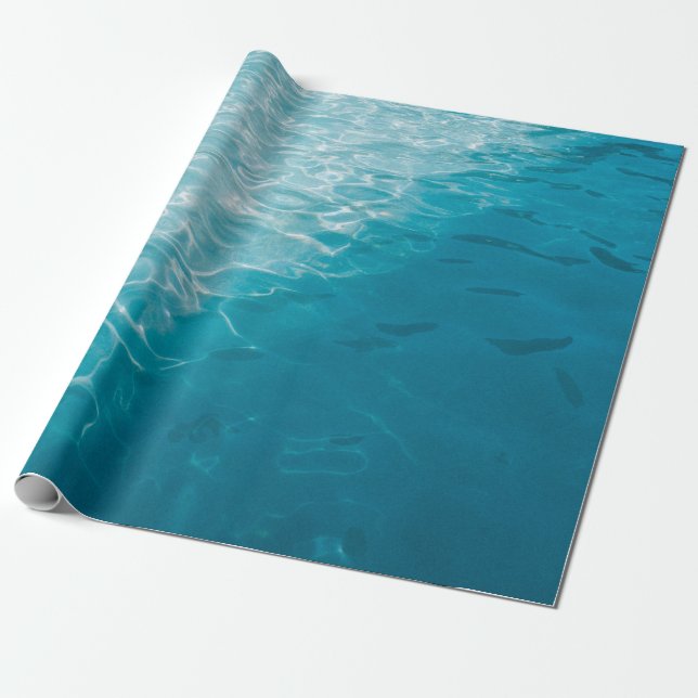 Blauer Verlauf Geschenkpapier (Ungerollt)