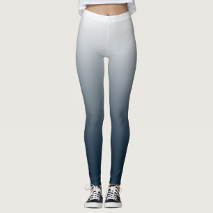 Blauer Verlauf Leggings