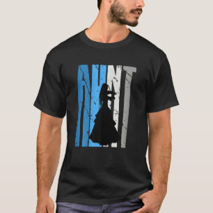 Blauer Violinist spielt Geige T-Shirt
