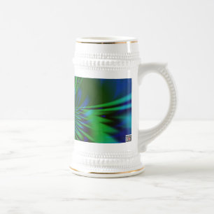 Blauer Vogel Bierglas