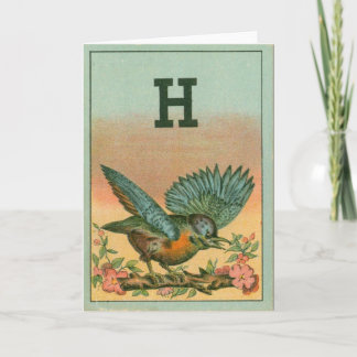 Blauer Vogel H