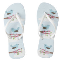 Blauer Vogel in Blossom Tree Niedlich