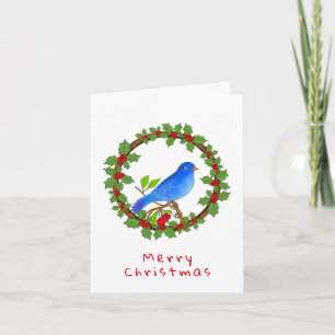 Blauer Vogel Karte