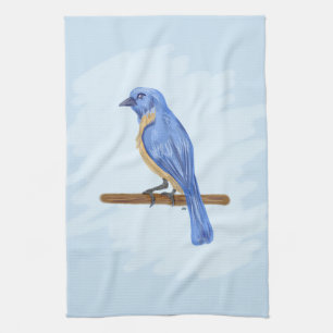 Blauer Vogel Küchentuch