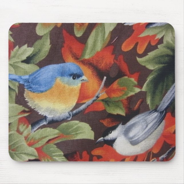 Blauer Vogel Mousepad (Vorne)