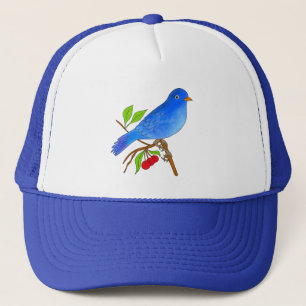 Blauer Vogel Truckerkappe