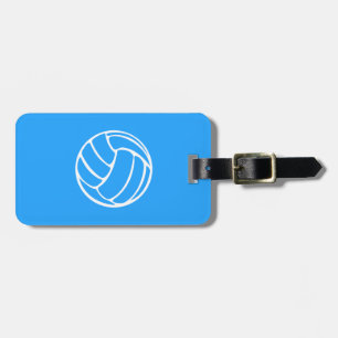 Blauer Volleyball-Gepäckanhänger Gepäckanhänger