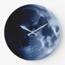 Blauer Vollmond Himmelsraum Astronomie