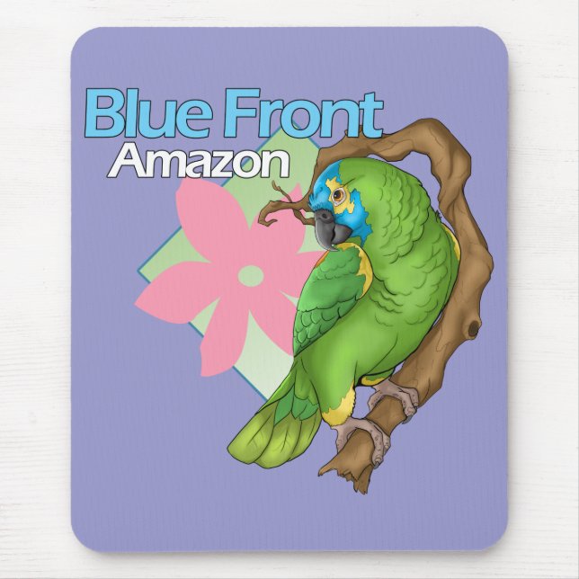 Blauer vorderer Amazonas Mousepad (Vorne)