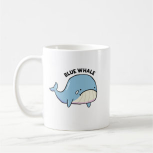 Blauer Wal Sad Whale Pun Tasse
