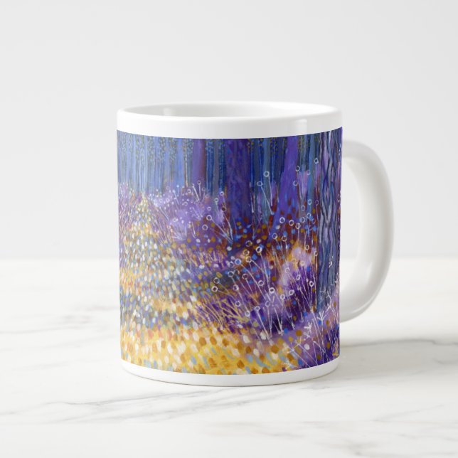 Blauer Wald 2 2012 Jumbo-Tasse (Vorderseite Rechts)