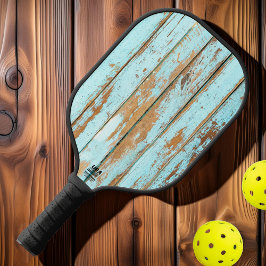 Blauer Wash Wood Pickleball Schläger