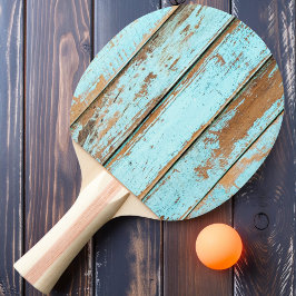 Blauer Wash Wood Tischtennis Schläger