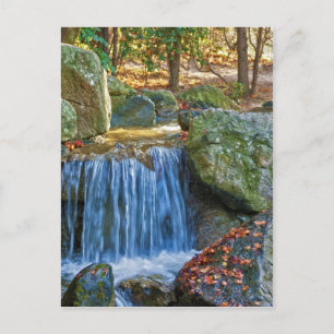 Blauer Wasserlauf Postkarte