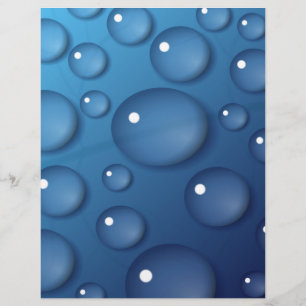 Blauer Wassertropfen Textur