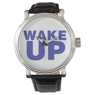 Blauer Weck Armbanduhr