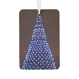 Blauer Weihnachtsbaum Autolufterfrischer