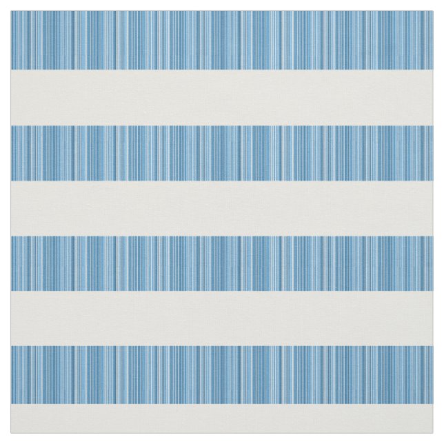 Blauer weißer Streifen Stoff (Muster)