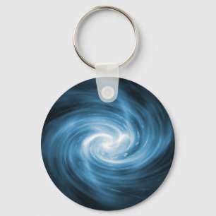 Blauer Whirlpool Schlüsselanhänger