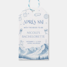 Blauer Winter Apres-Ski-Junggesellinnenabschied