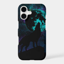 Blauer Wolf-Apple iPhone 7 Kasten