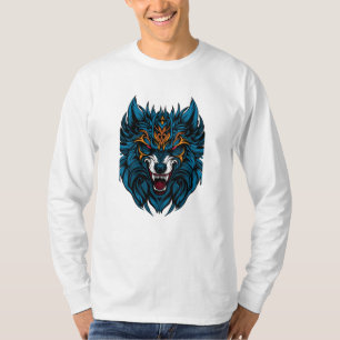 Blauer Wolf T-Shirt