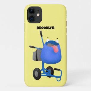 Blauer Zementmischer Cartoon Case-Mate iPhone Hülle