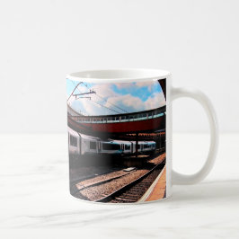 Blauer Zug Kaffeetasse