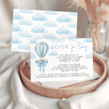 Blaues Abenteuer-Heißluftballon-Buch für Baby Show
