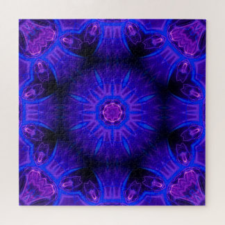 Blaues Abstraktes Puzzle