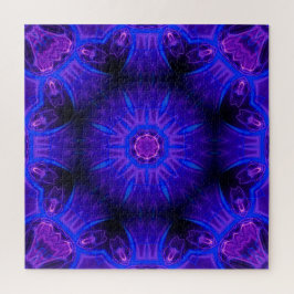 Blaues Abstraktes Puzzle