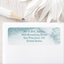 Blaues Abstraktes Wasserfarbenkennzeichen, voradre