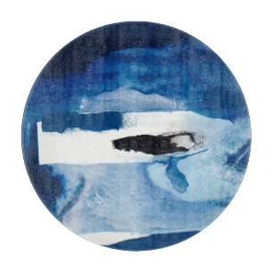 Blaues Amore II Schneidebrett