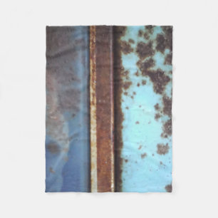 Blaues aquamarin-braunes Sonderfahrzeug, antikes R Fleecedecke