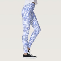 Blaues Aquarellzebra-Muster