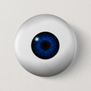 blaues Auge Button
