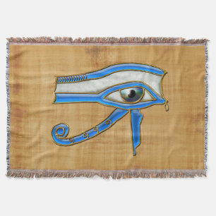Blaues Auge des Horus, antiker ägyptischer Wadjet Decke