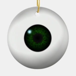 blaues Auge/grünes Auge Keramik Ornament