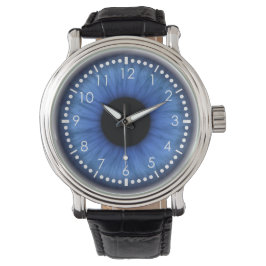 blaues Auge ist niedlich Armbanduhr