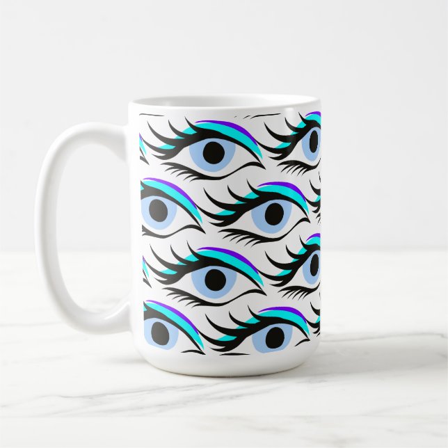 Blaues Auge Kaffeetasse (Links)
