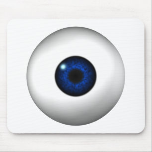 blaues Auge Mousepad