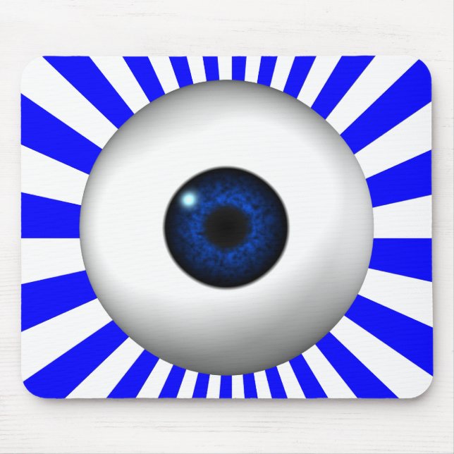 blaues Auge Mousepad (Vorne)